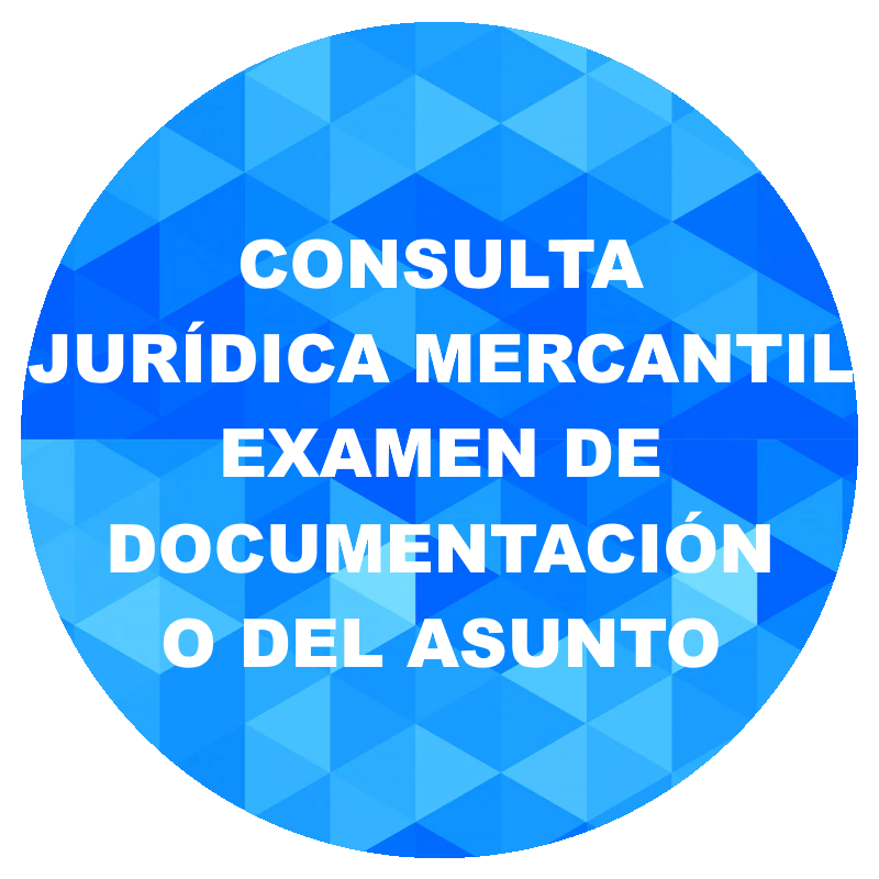 Consulta Jurídica Mercantil. Examen de documentación o análisis del asunto
